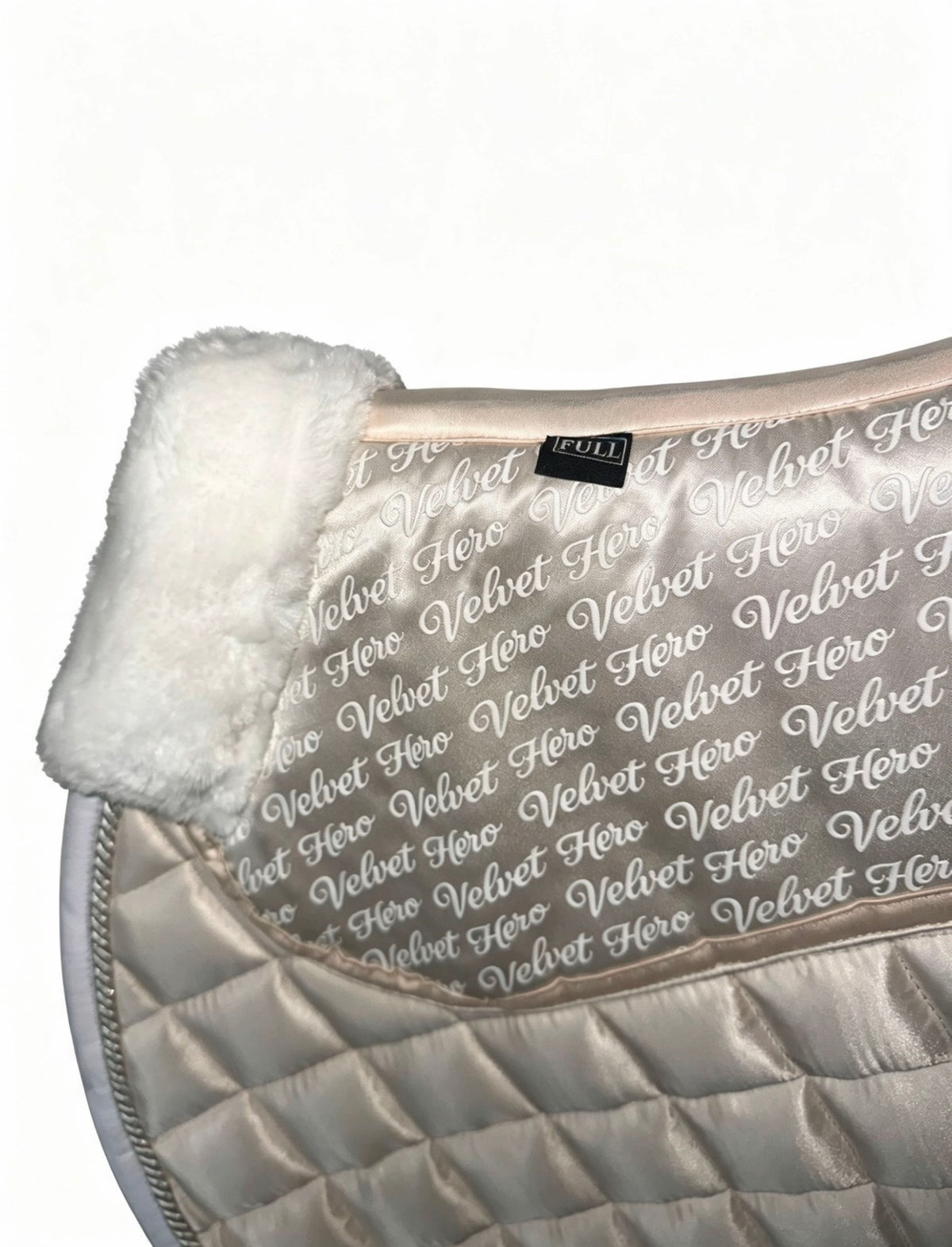 VH Champagne Gold GP Numnah With Fur - Full
