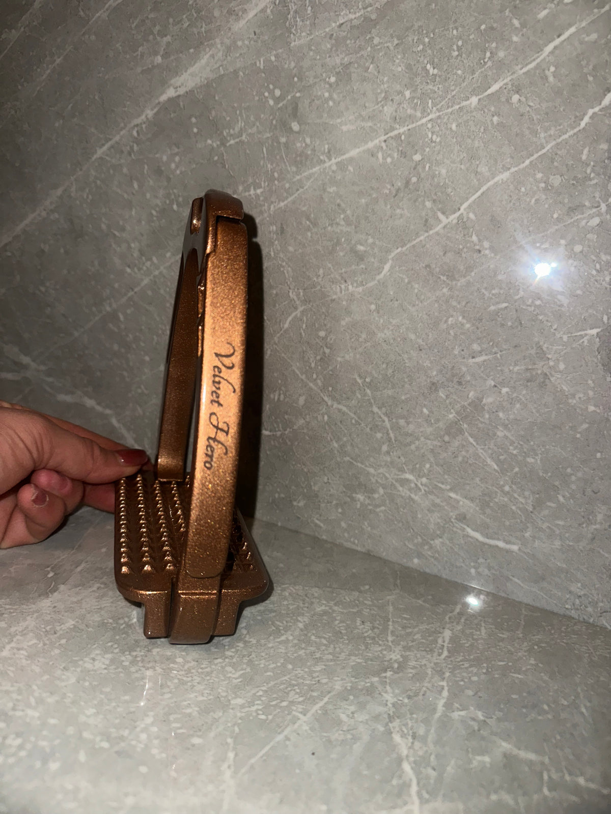 VH Rose Gold Safety Stirrups